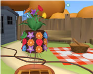Garden match 3D Pou mobil